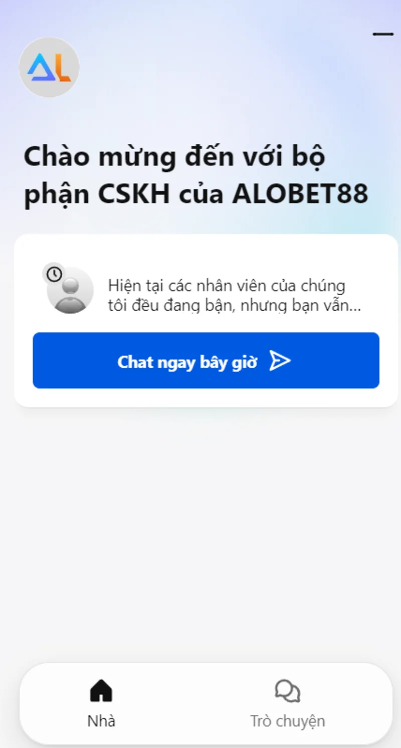 Chặn người chơi alobet88 hãy liên hệ chăm sóc khách hàng hỗ trợ