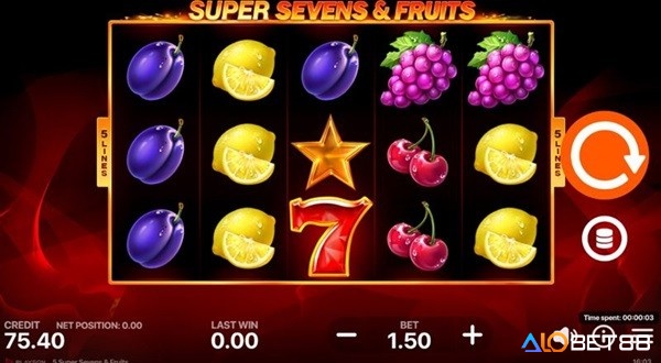 Sevens and Fruits với đa dạng các phiên bản